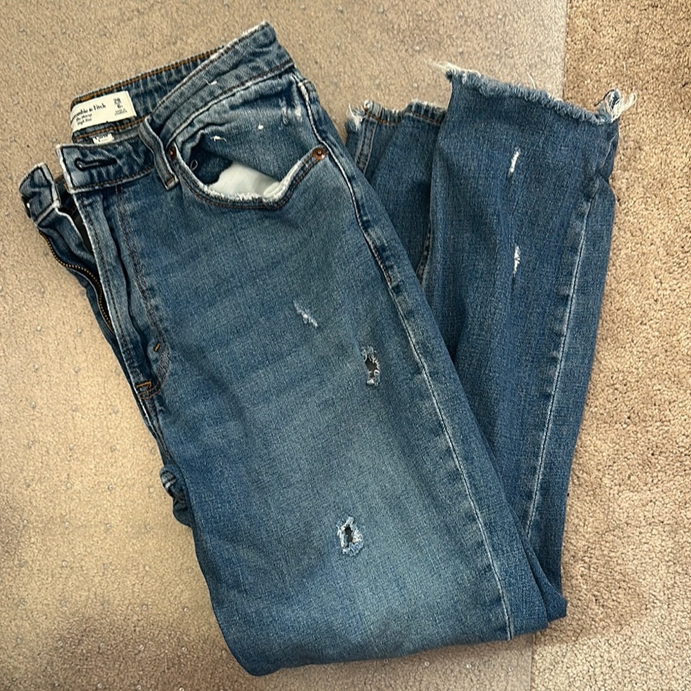 Abercrombie Curve Love High Rise Skinny Jeans